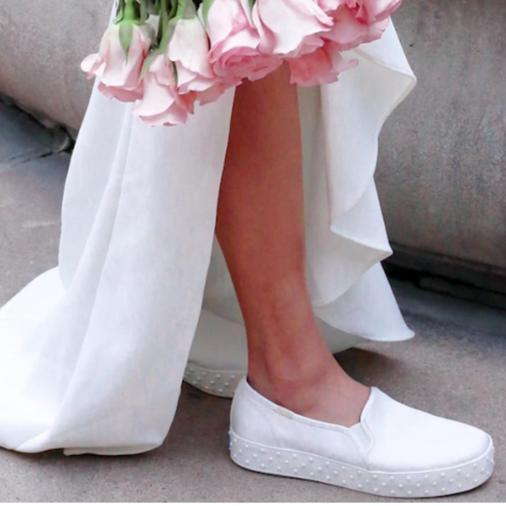 Keds X Kate Spade New York Triple Decker Pearl Sneakers